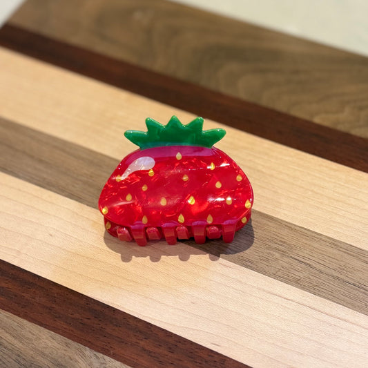 Chubby Strawberry Hairclip