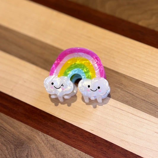 Happy Rainbow Hairclip