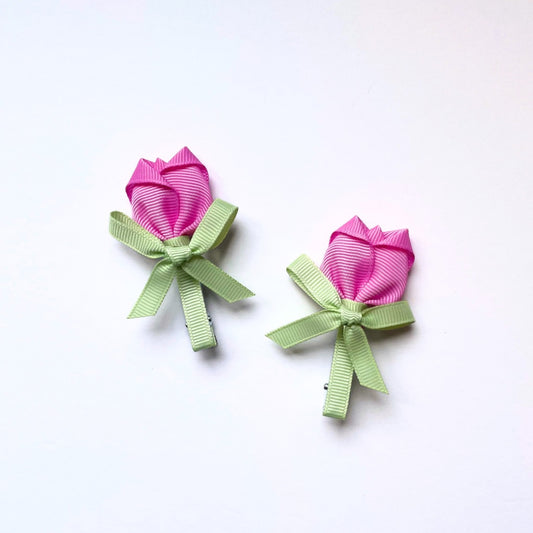 Tulip Hair Clips