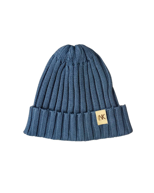 Rewind Ribbed Toque in Powder Blue