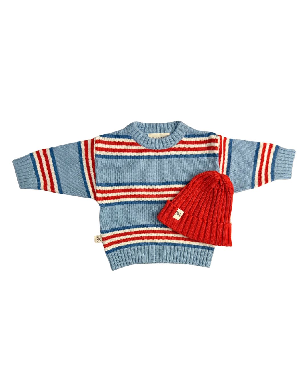 Rewind Ribbed Toque in Ferrari Red