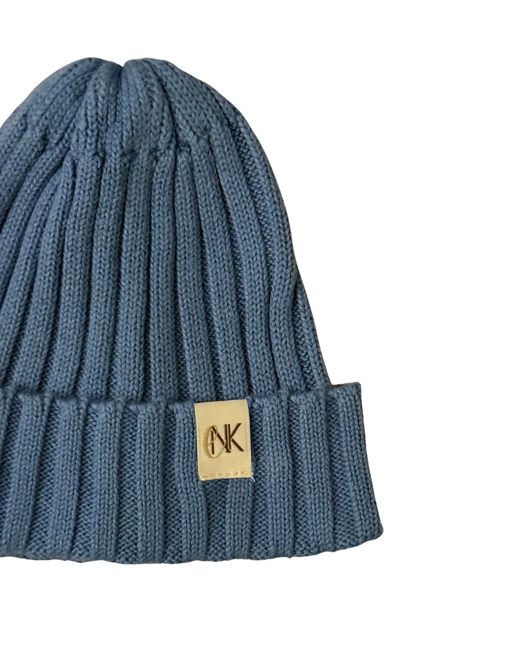 Rewind Ribbed Toque in Powder Blue