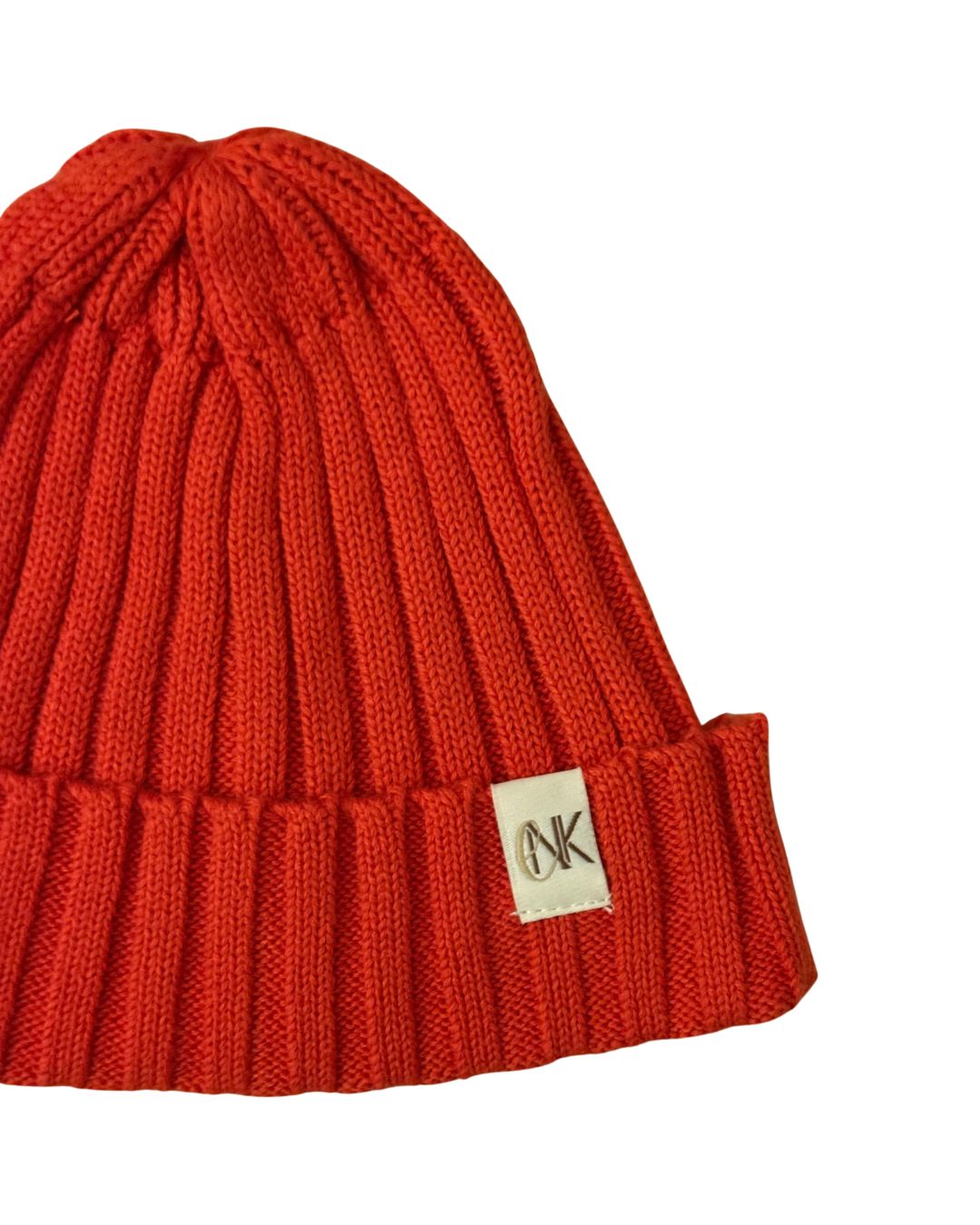 Rewind Ribbed Toque in Ferrari Red