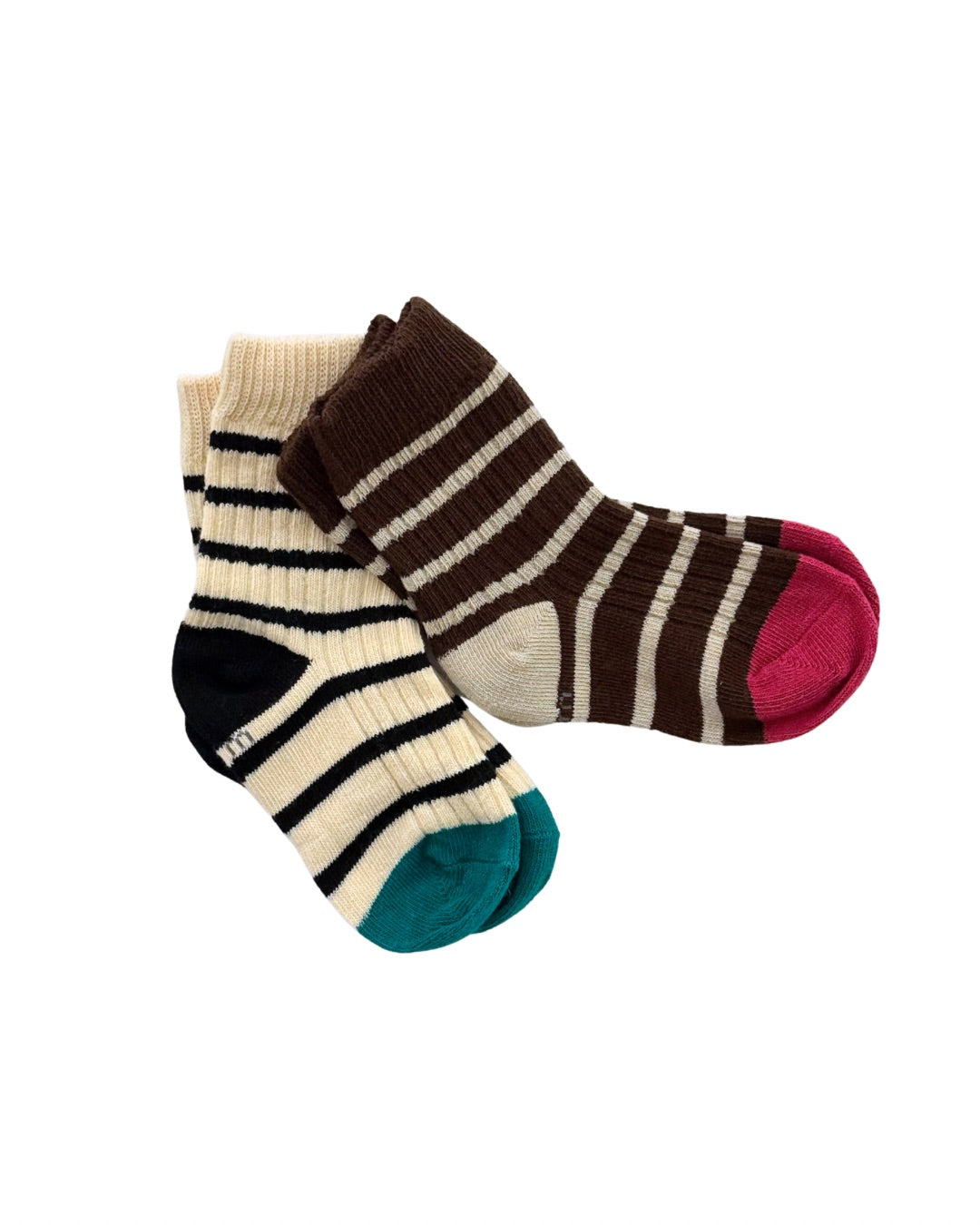 Sidekick Stripe Socks — Berry & Clover (2-Pack)