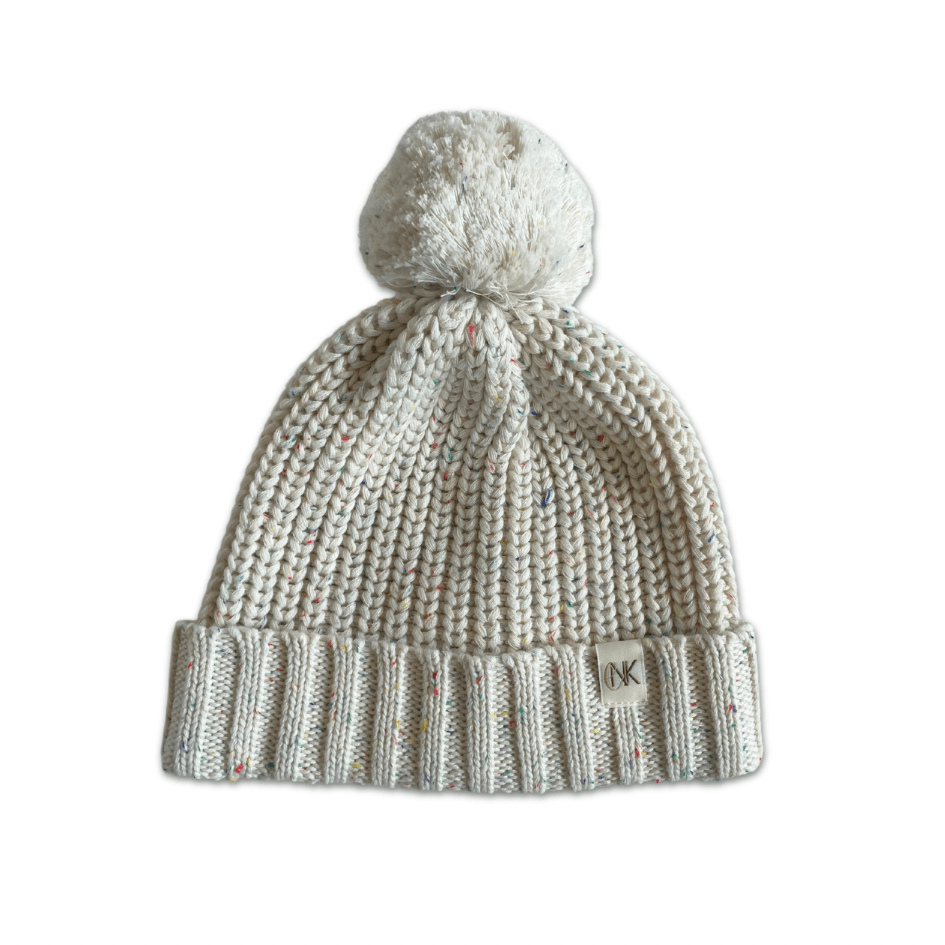 Chunky Pom - Pom Toque 'Wheat' - Enkae Baby